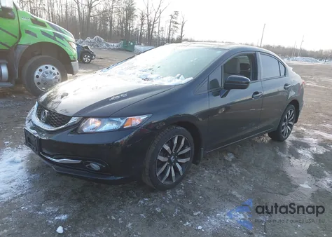 2015 Honda Civic Ex-L из США, поврежденный, VIN 2HGFB2F90FH550326